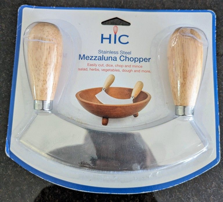 Vegetable Chopper, Dicer And Mincer (Mezzaluna Chopper)