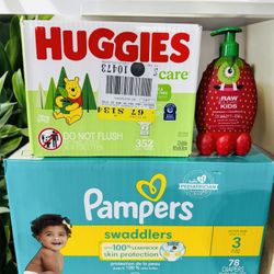 Pampers Diapers Size 3 Bundle