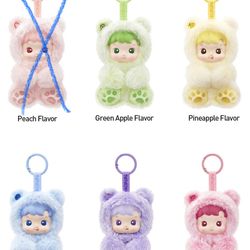Popmart Hacipupu Gummy Bear Plush Pendants