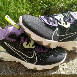 100% AUTHENTIC Men's Nike React Vision Gravity Purple Sail Black size 10.5 BRAND NEW $85