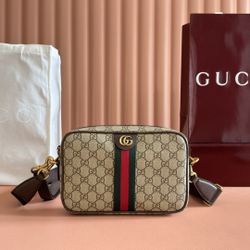 Gucci old flower women's bag