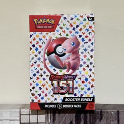 Pokemon Scarlet and Violet 151 Booster Bundle, New- Sealed