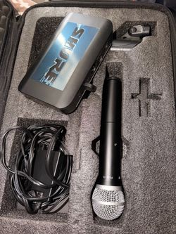 Shure PG58 Wireless Microphone System with Case