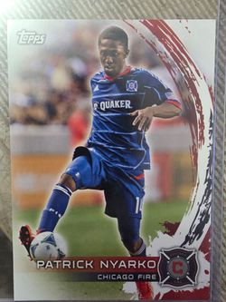 Topps Patrick Nyarko Chicago Fire MLS Card