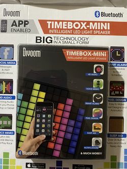 Divoom TimeBox-Mini Intelligent LED Light Speaker