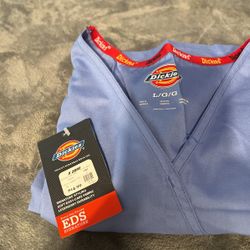 Large blue dickies scrub set $20