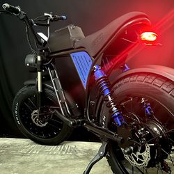 New 35+ Mph Electric Bike - FREE ASSEMBLY - Fast Full Suspension Large Removable Battery All Terrain E-bike (All Info In Description) 