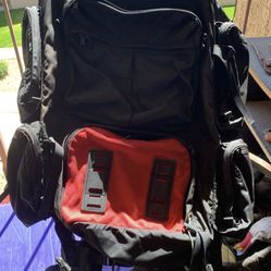 Backpack camp trails