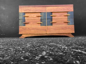 Beautiful MCM Heywood Wekfield Dresser With Reimagined Twist