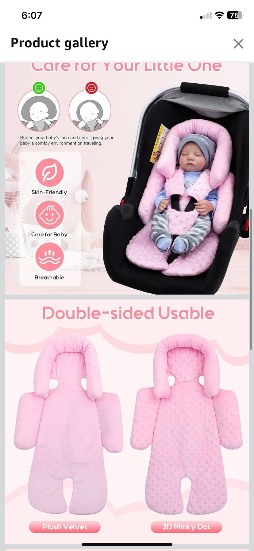 Newborn Inserts For Car seat