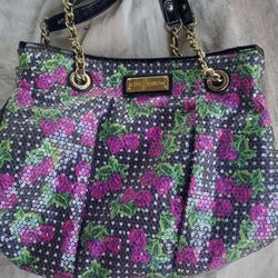 Betsey Johnson Rose Sequin Purse