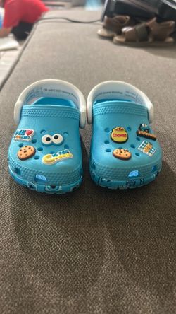 Cookie Monster BLUE crocs