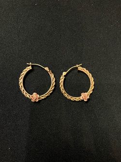Q10k gold earrings #111922-1 MJ