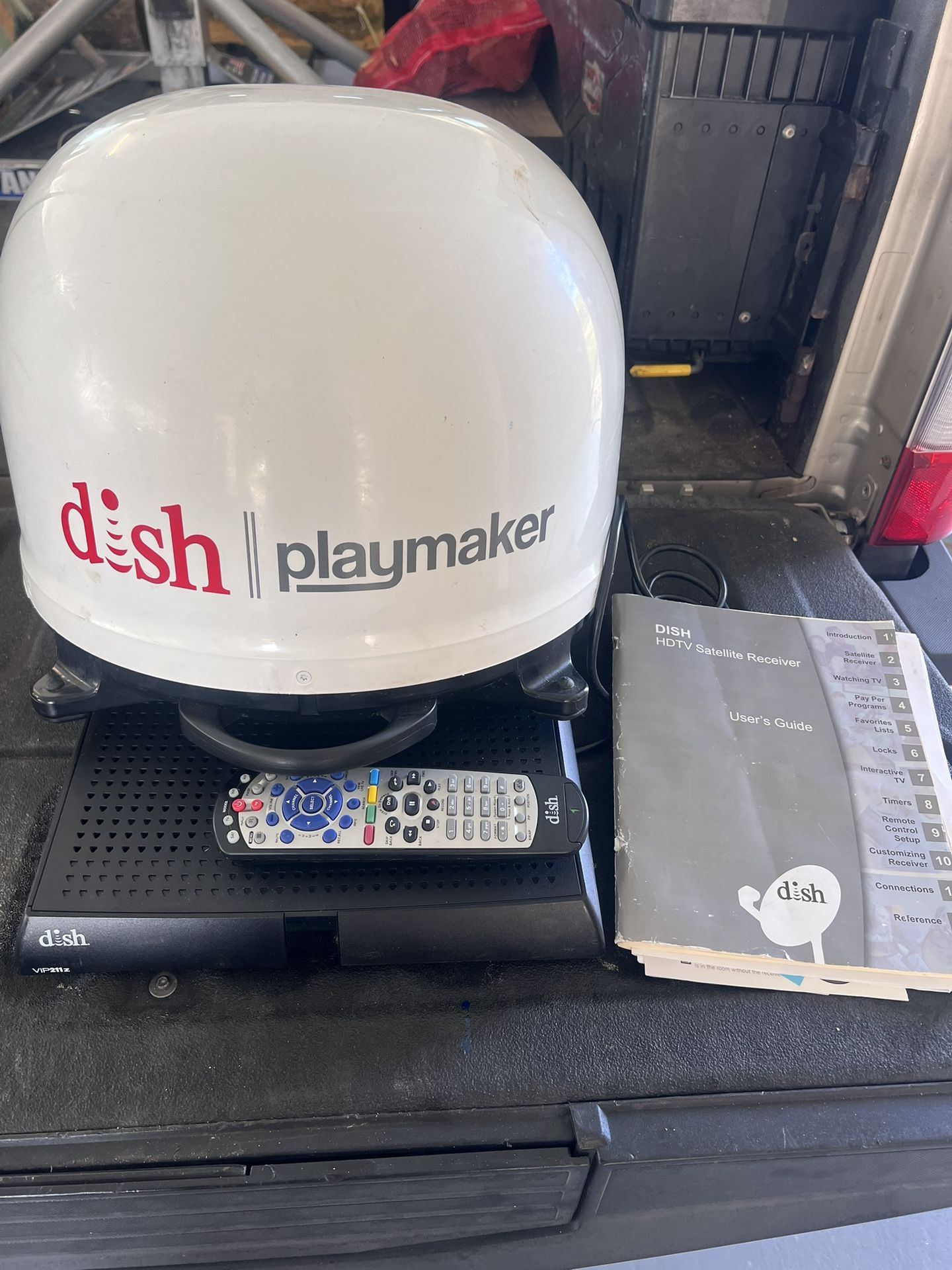 DISH PLAYMATE PORTABLE SAT RECEIVER