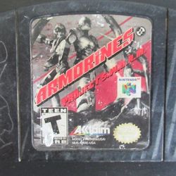 Nintendo 64 Armorines Game