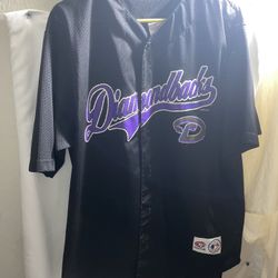Vintage 2002 MLB Arizona Diamondbacks Baseball Jersey by True Fan Size L Adult