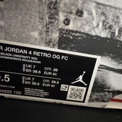 Jordan 4 Sz 8