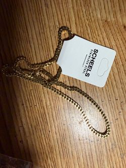 Scheels Gold-Tone Stainless Steel Chain Necklace