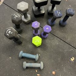 Various Dumbbells