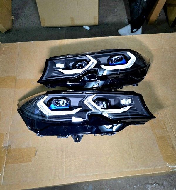 BMW 3 Series G20 G21 LED Headlight RGB Laser AFS 340i 330i Left+right a pair 2019-2022
