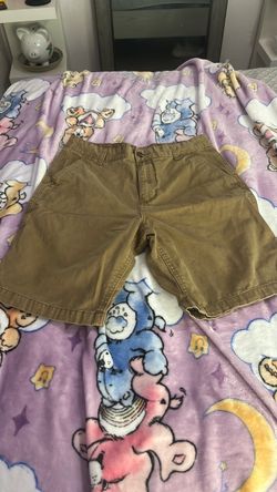 Men's Khaki Chino Shorts from faded glory