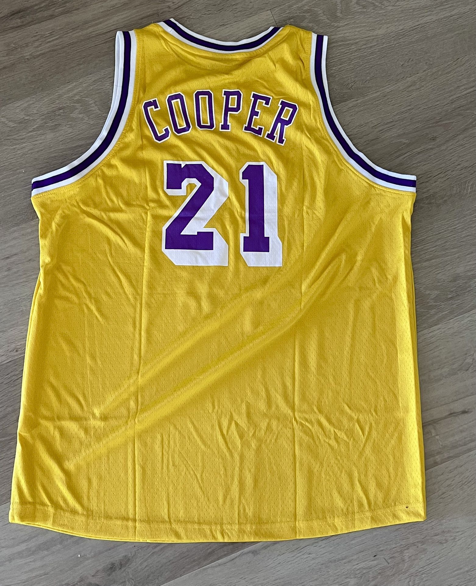 Authentic Lakers copper Jersey from retirement game