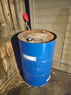 Metal drum 55 gallon
