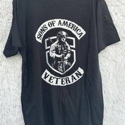 New short sleeve Sons of American Veteran T-Shirt size XL