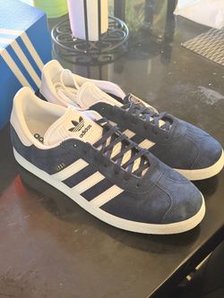 Adidas Gazelle Navy Suede Sneakers Size 12