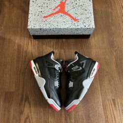 Retro Air Jordan 4 Bred Reimagined Size 10.5