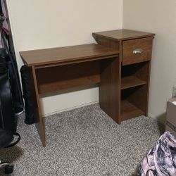 Brown Wooden Computer Desk
