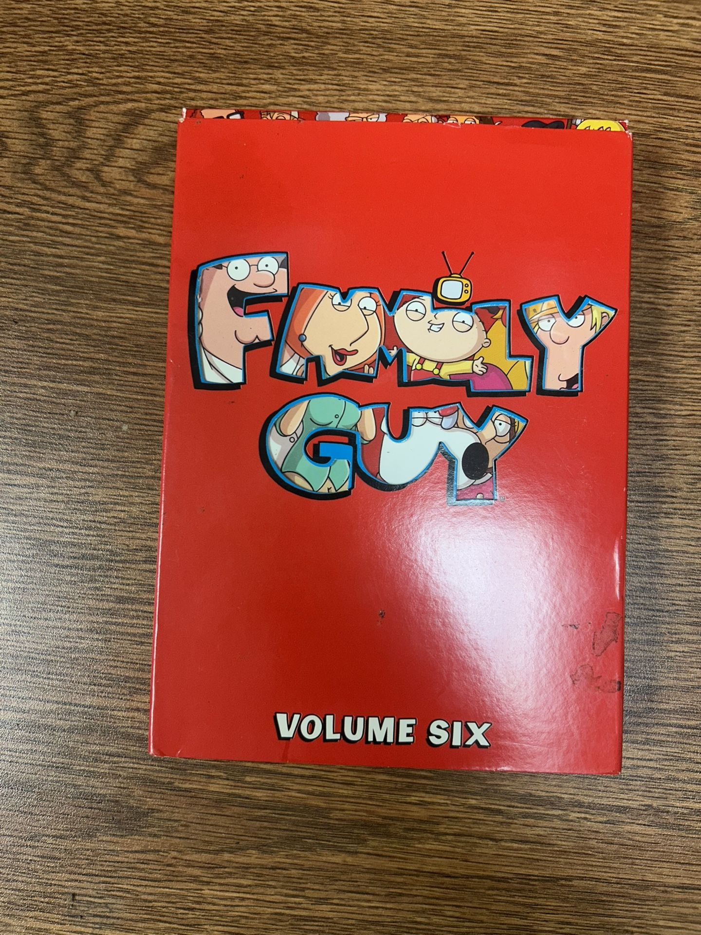 Family Guy Volume Six DVD 2008 3-Disc Set Complete with Case and Slipcover Tested 