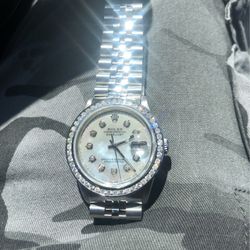 Rolex 36MM TT Datejust Oyster Perpetual Watch