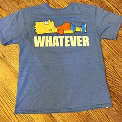 The Simpsons Bart Simpson Whatever t shirt Youth size XL 