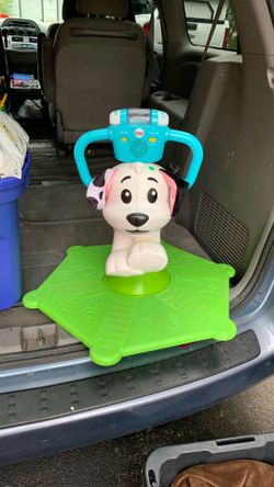 fisher price sound and music bouncy dog