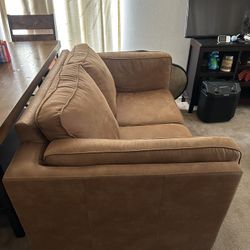 Soft Leather Couch 