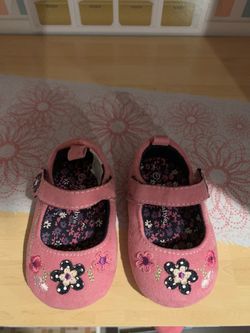 Koala baby - Pink w/flowers shoes (SZ 1)