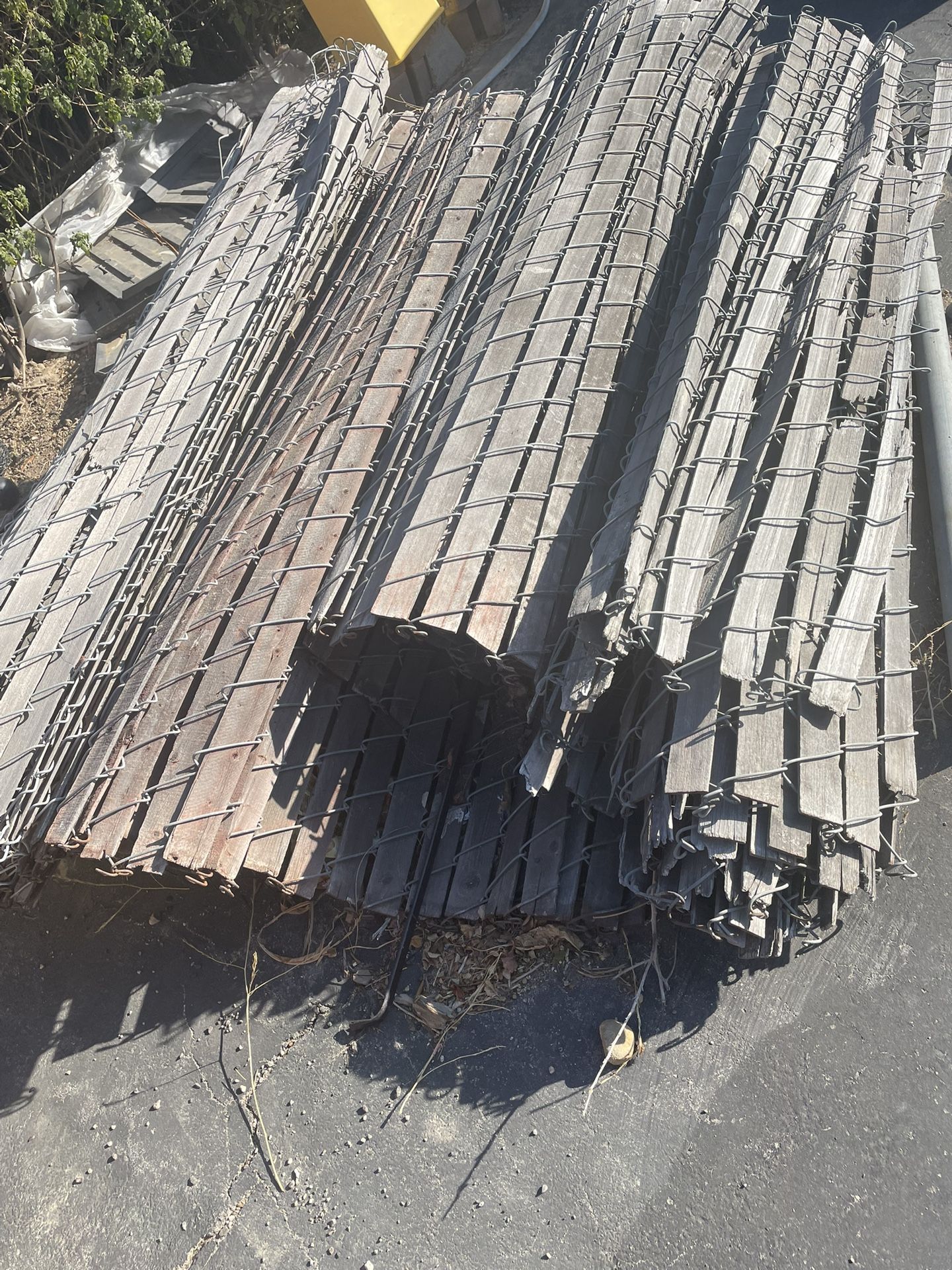 4 Rolls Of Chainlink Fencing Approximately 40 Feet