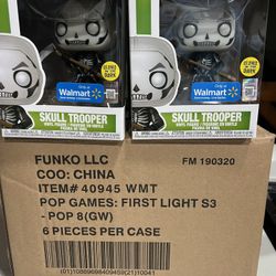 Fortnite 438 Skull Trooper Glows In the dark 6 Figures 
