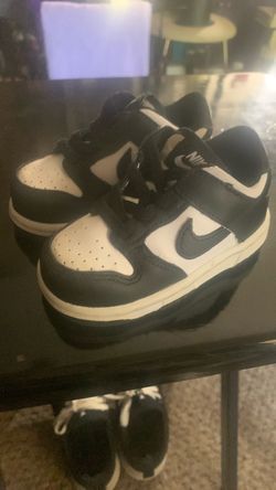 Black and White Nike Air Force 1 youth Size 5C