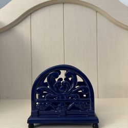 Vintage Cast Iron Napkin Holder 
