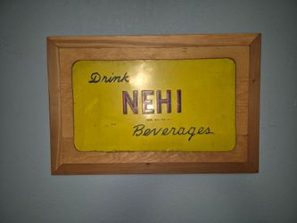 Vintage Nehi soda sign