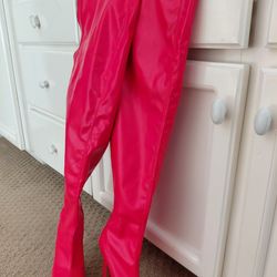 Boots RED Sodt Material