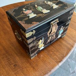 Ornate Oriental Jewelry Box PICK UP ONLY/ CASH ONLY