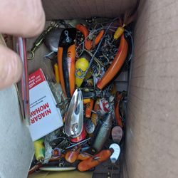 Vintage Fishing Tackle -Aluminum Boxes  Free!