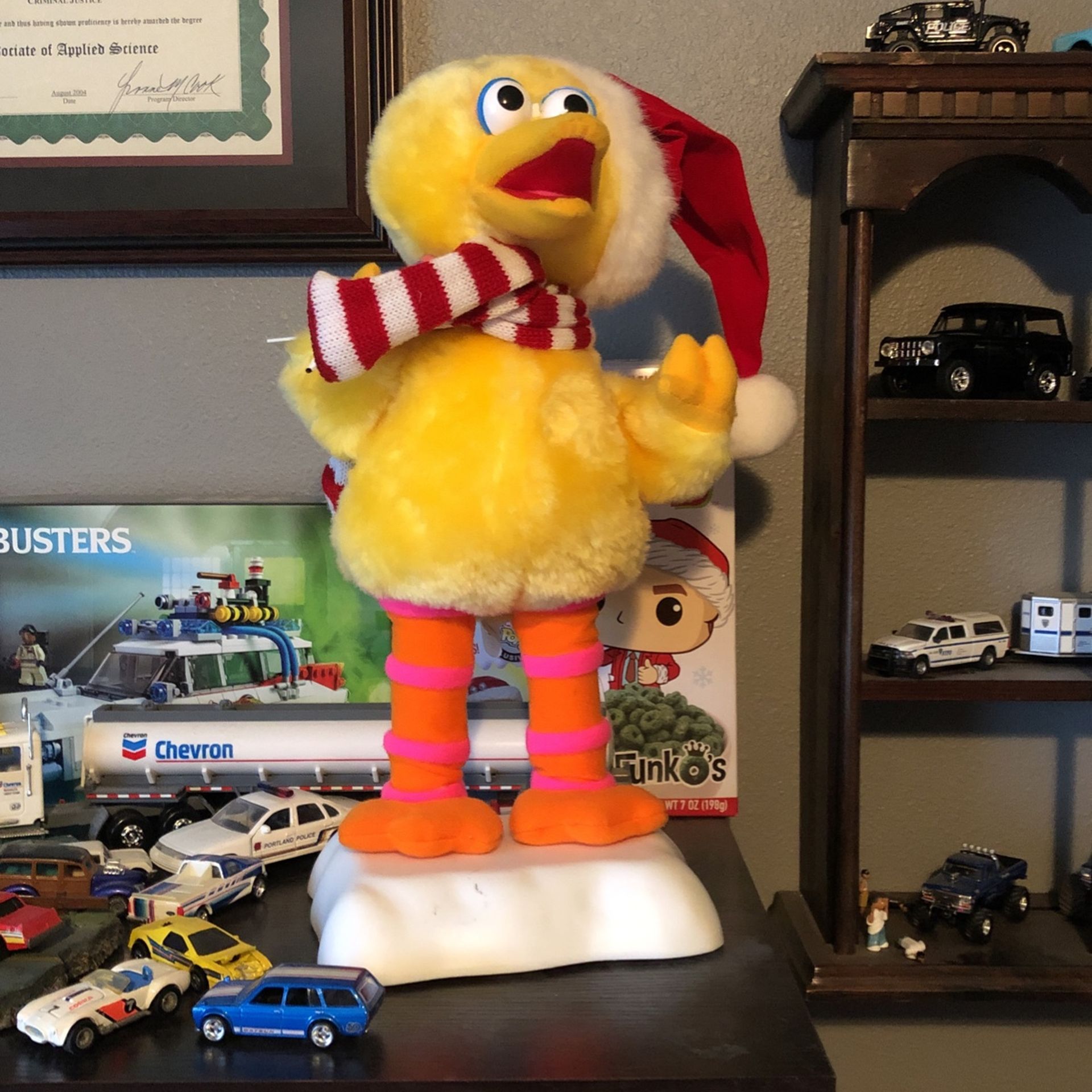 Animated Christmas Big Bird
