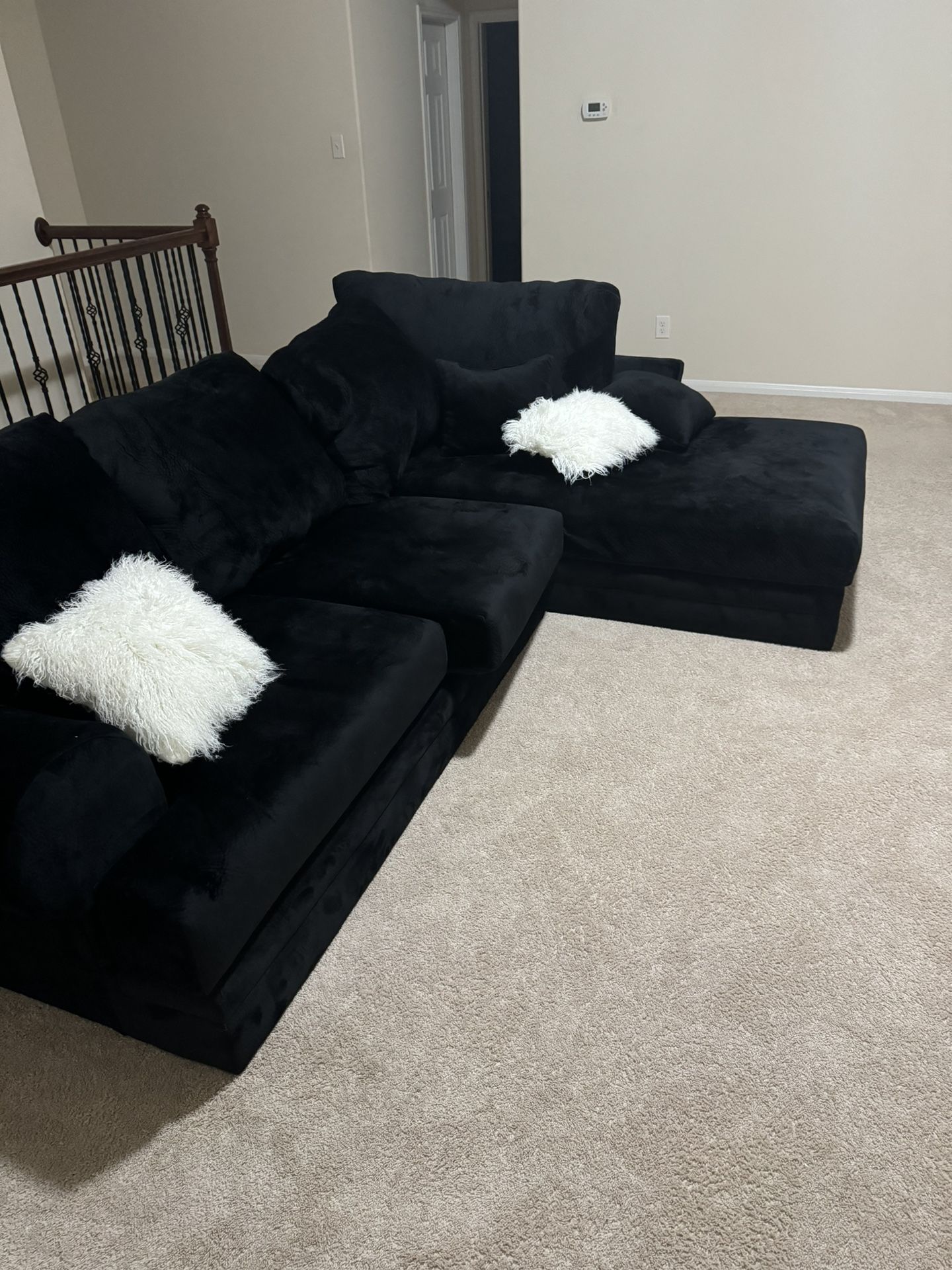 Black Sectional 