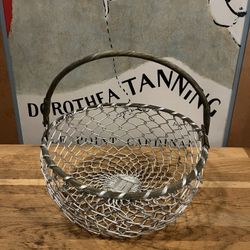 Vintage Metal Basket 