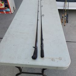 2 Vintage shimano speed, master fighting rods.Fresh water Fishing rods.