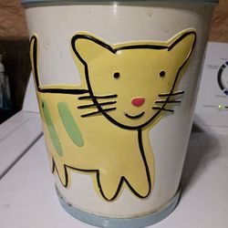 Vintage jenny / Jeff ceramic waste can